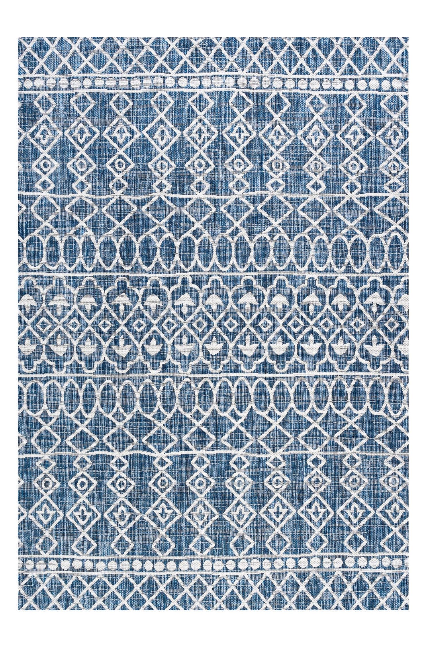 Blue/Ivory