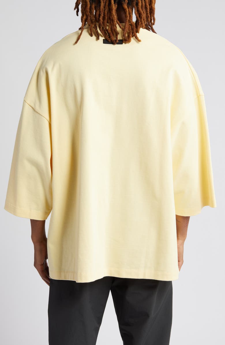Fear of God Essentials Football Oversize V-Neck Graphic T-Shirt, Alternate, color, 