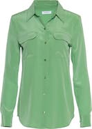 Equipment Signature Silk Button-Up Shirt