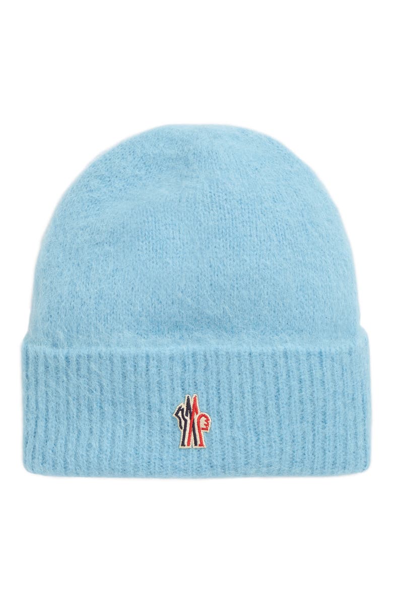 Moncler Grenoble Logo Alpaca Blend Beanie, Main, color,