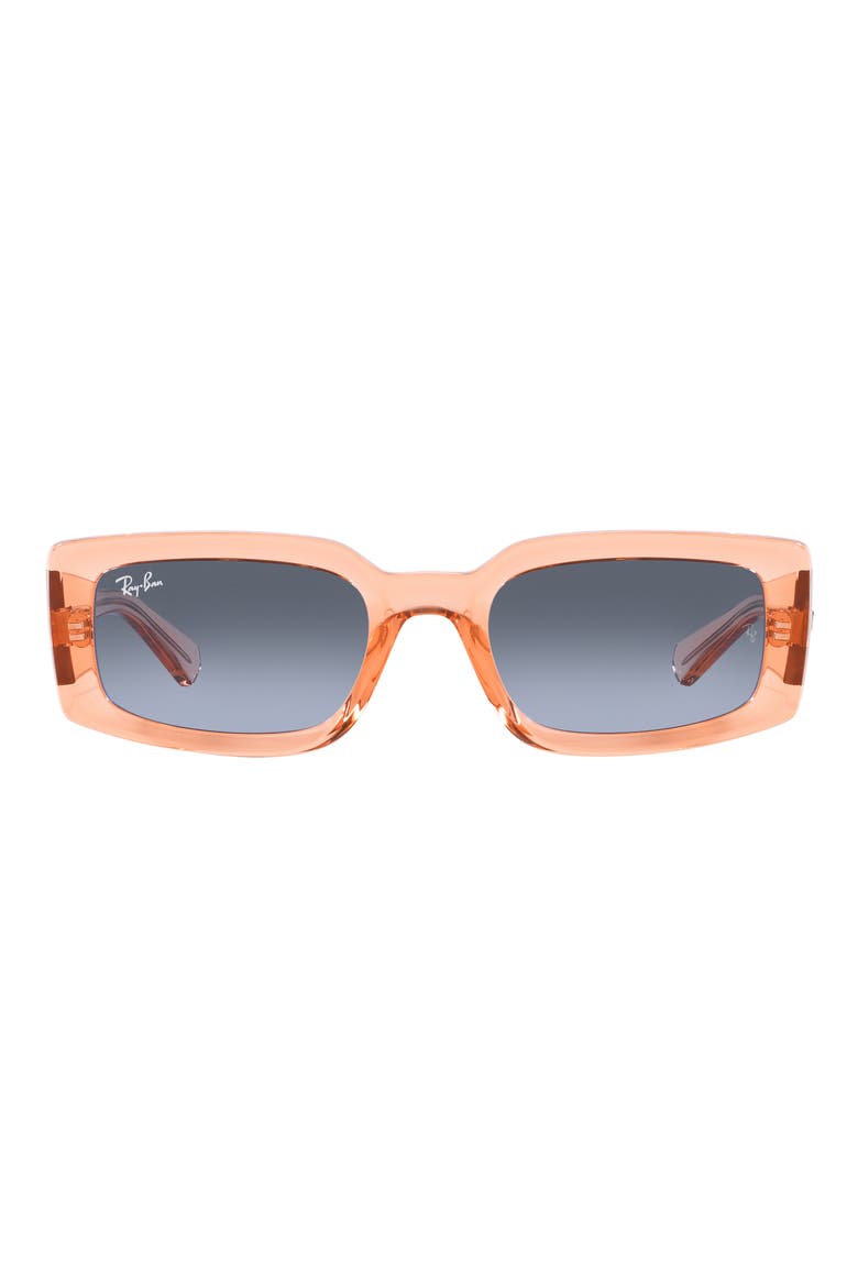 Kiliane 54mm Gradient Pillow Sunglasses, Main, color, ORANGE