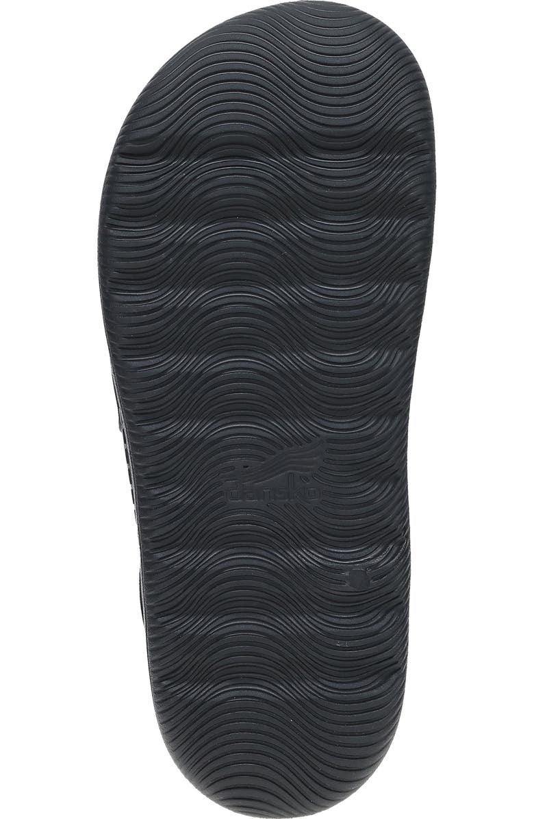 Dansko Devyn Platform Flip Flop, Alternate, color, Black