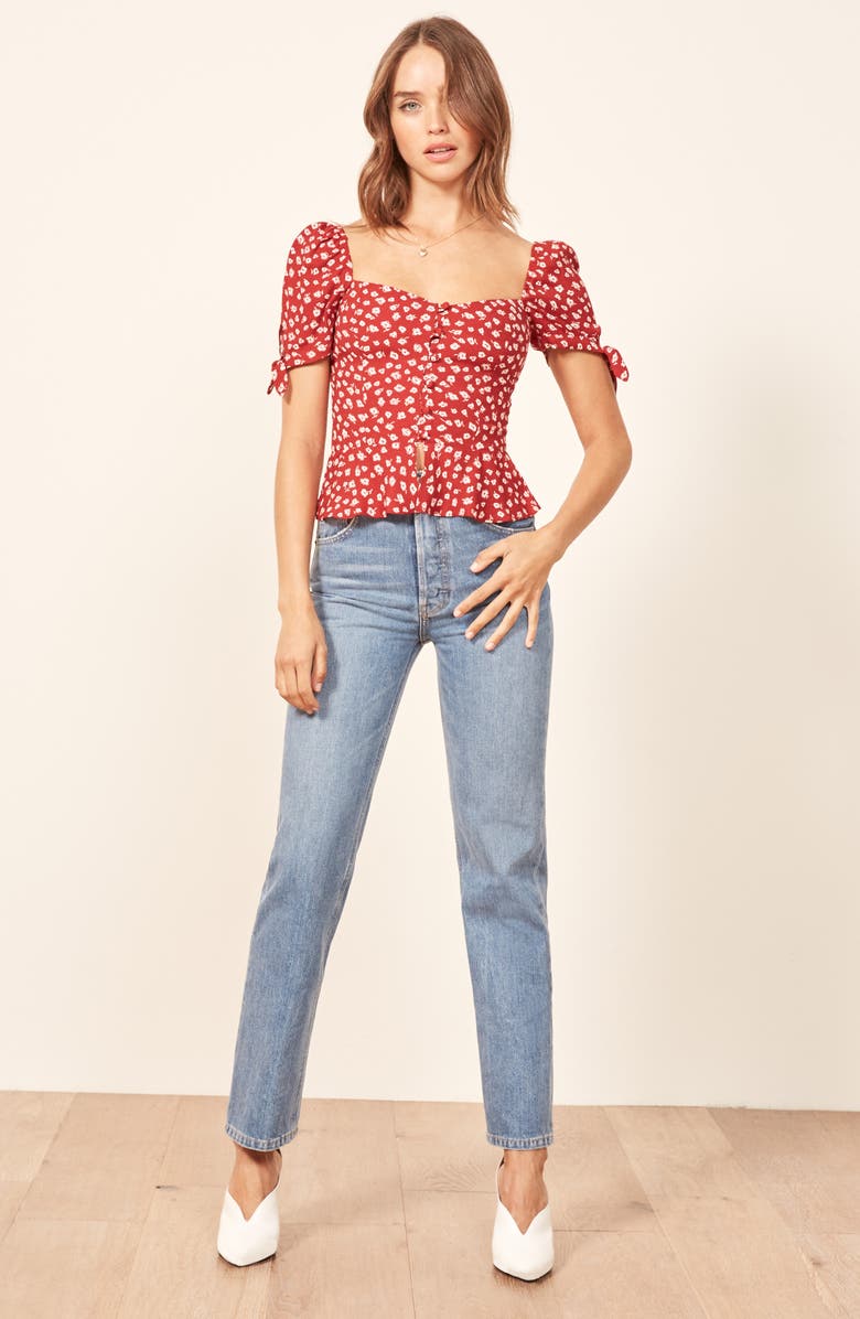 Reformation Holland Top, Alternate, color, 