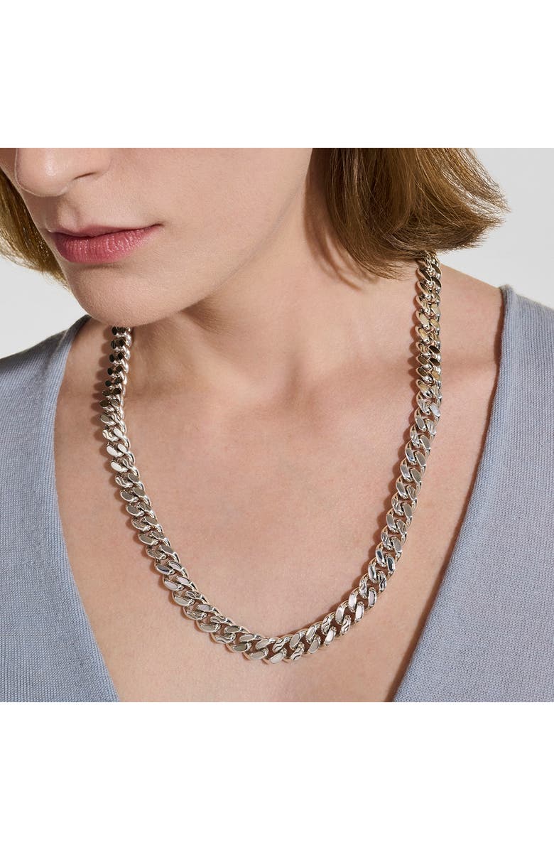 John Hardy Curb Chain Necklace, 11mm, Alternate, color, Sterling Silver