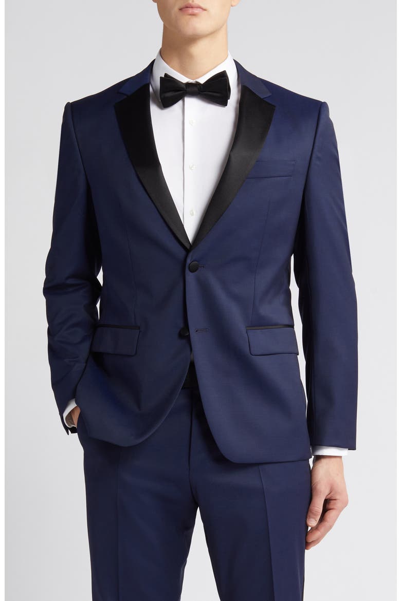 Huge Navy Wool Tuxedo, Alternate, color, DK BU
