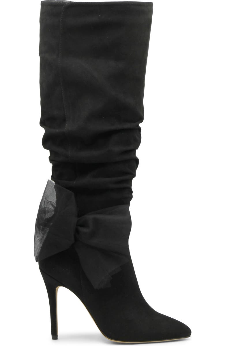 Charles by Charles David Pizzi Pointed Toe Knee High Boot, Alternate, color, Black-Ms