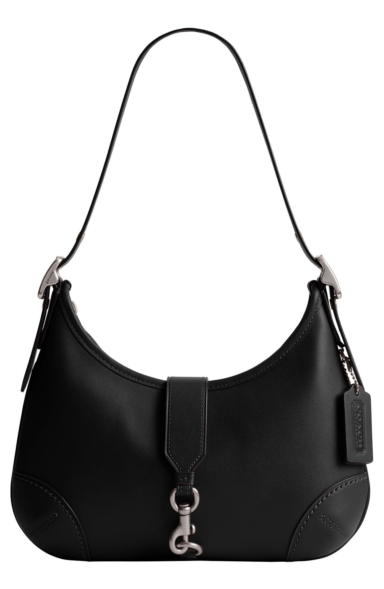 COACH Hamptons Hobo Bag, Main, color, Lh/Black