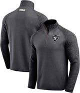 Darius Rucker Collection by Fanatics Men's Darius Rucker Collection by Fanatics Black Las Vegas Raiders Tonal Quarter-Zip Jacket