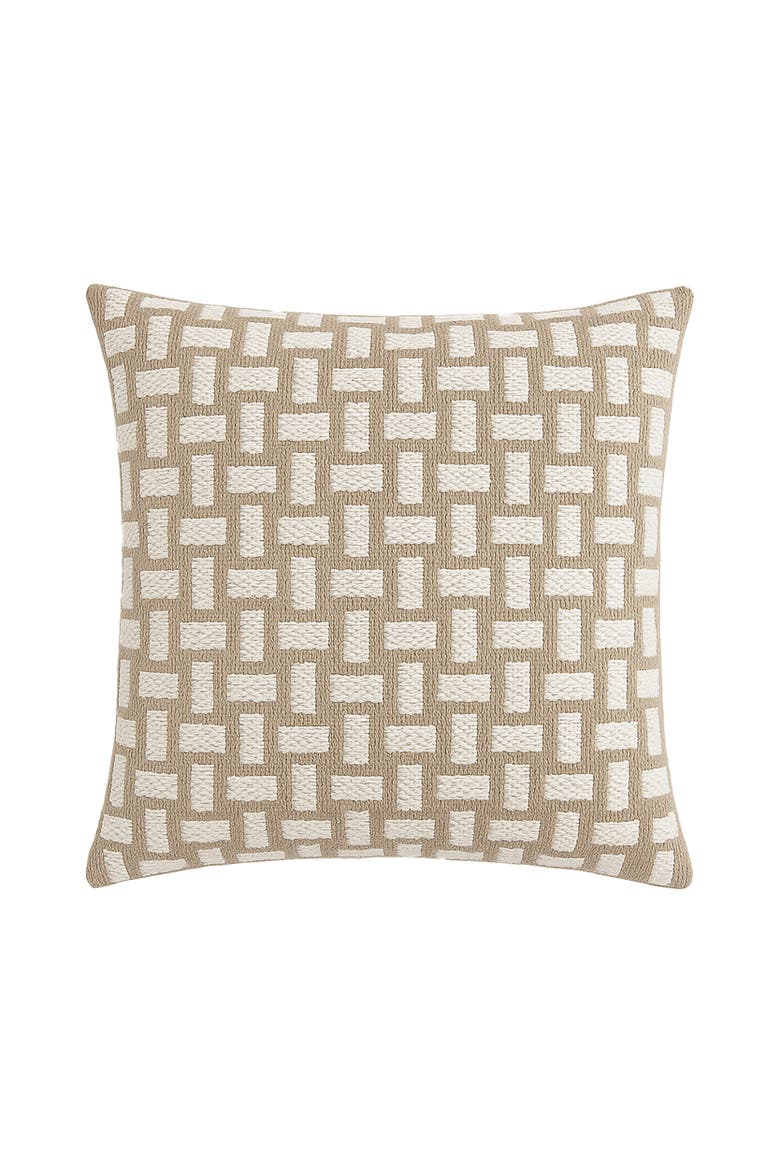 Ocean Lattice Pillow, Main, color, Rustic Beige