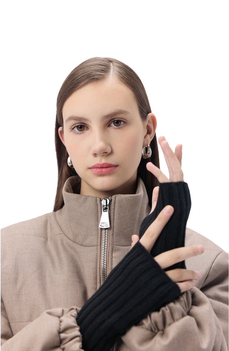 GOBI Mongolian Cashmere Cashmere Fingerless Gloves, Alternate, color, 
