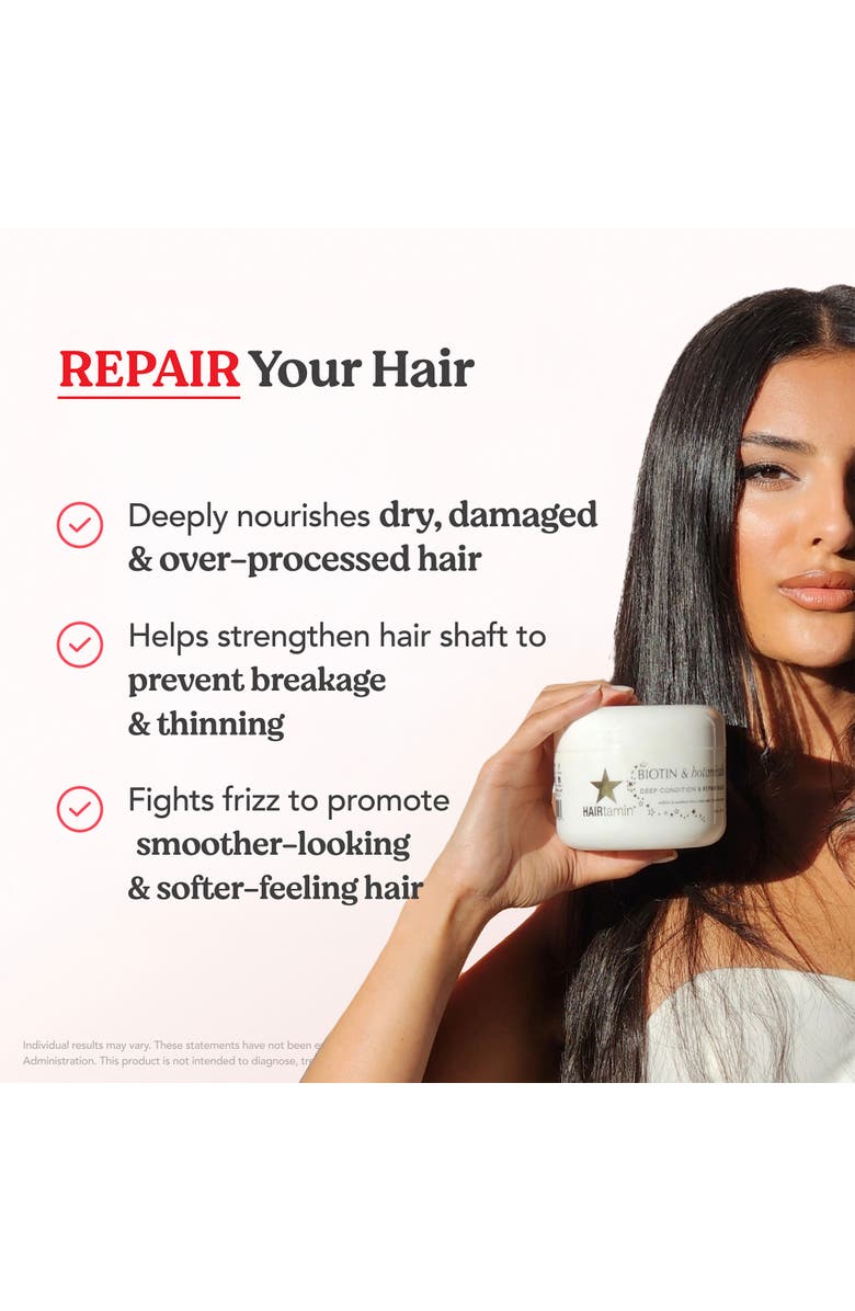 HAIRTAMIN Biotin & Botanical Hair Mask, Alternate, color, NO COLOR