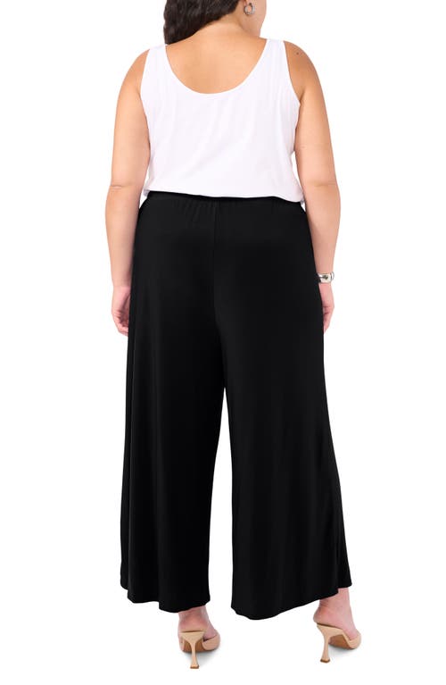 Vince Camuto Solid Drawstring Pants In Rich Black