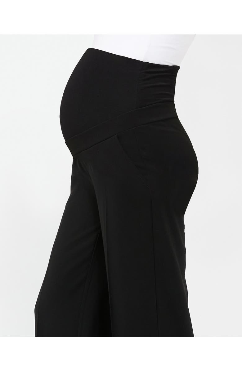 Ripe Maternity Alexa Wide Leg Maternity Work Pant - Black, Alternate, color, Black