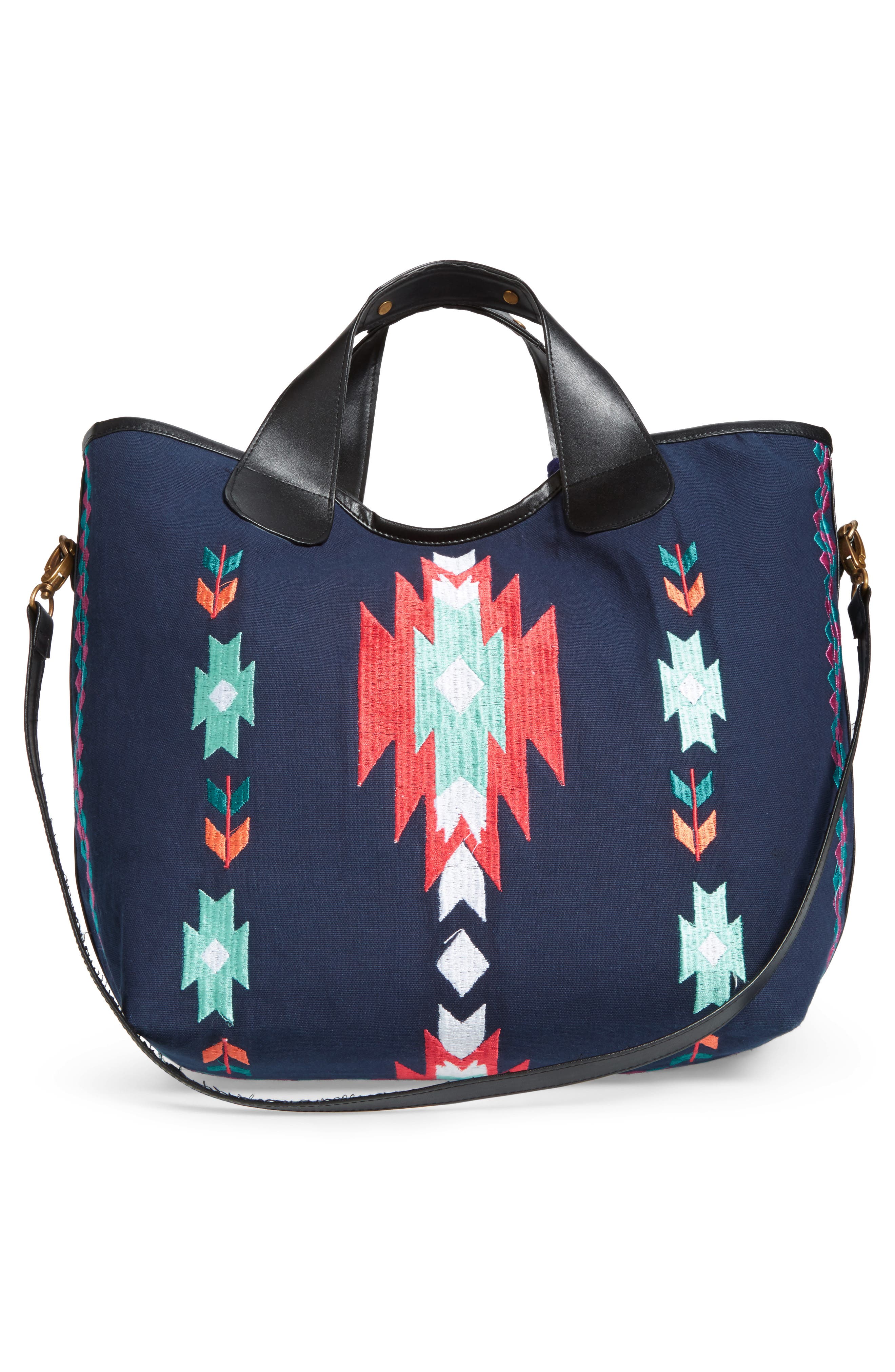 STEVEN by Steve Madden Beaded Tassel Tote, Alternate, color, 