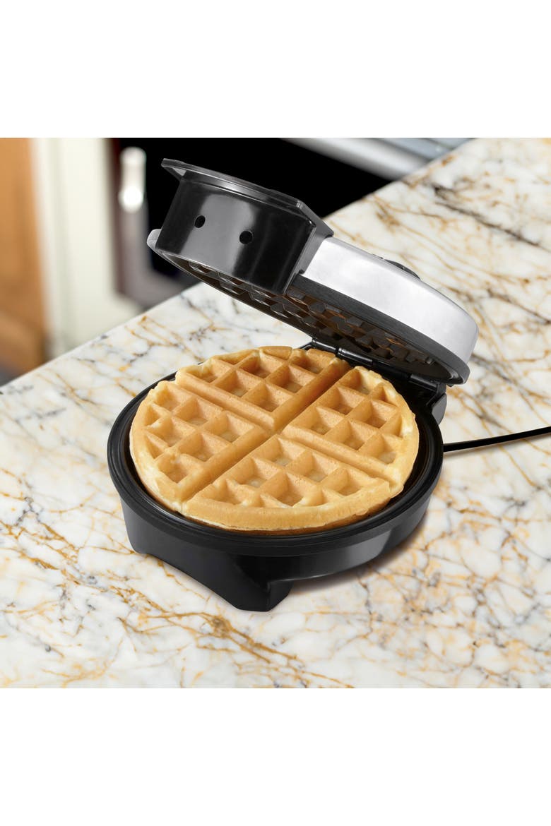 Stainless Steel Belgian Waffle Maker with Adjustable Temperature Control, Alternate, color, Silver