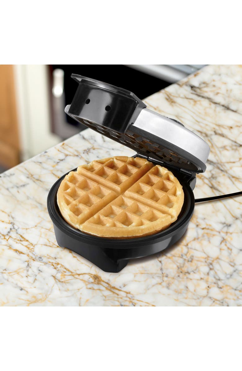 OSTER Stainless Steel Belgian Waffle Maker with Adjustable Temperature Control, Alternate, color, Silver