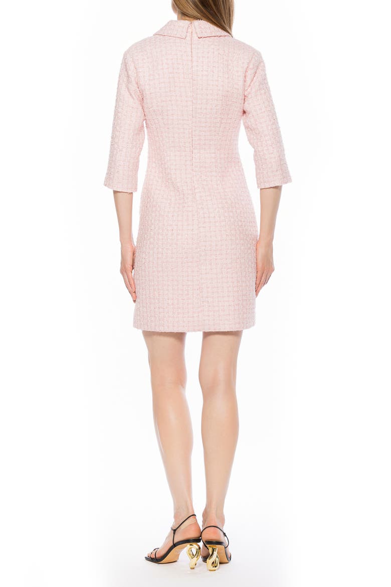 ISOLDE BUTTON DOWN DRESS, Alternate, color, PINK