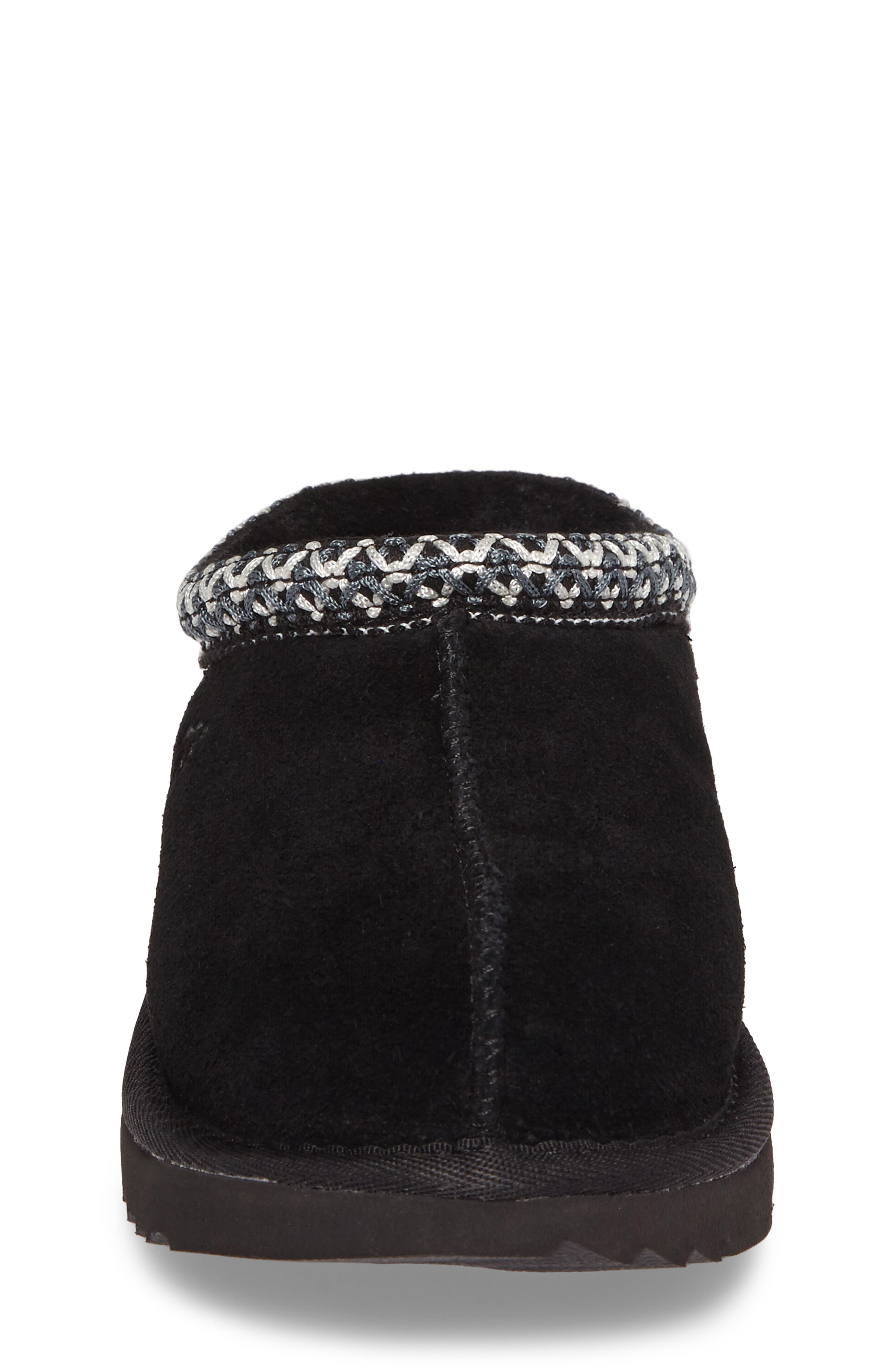 UGG<sup>®</sup> Kids' Tasman II Embroidered Slipper, Alternate, color, Black