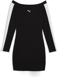PUMA T7 Off the Shoulder Bodycon Dress