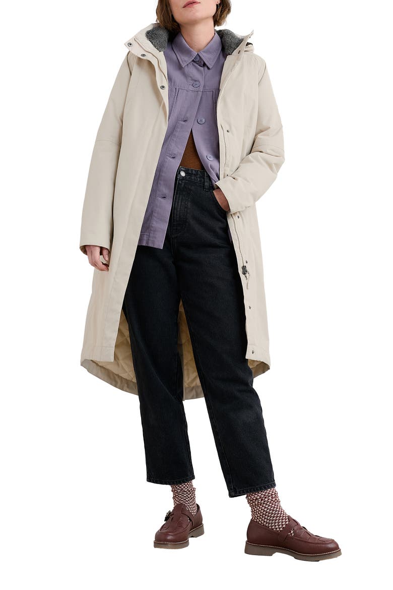 Janelle Waterproof Coat, Main, color, ARAN