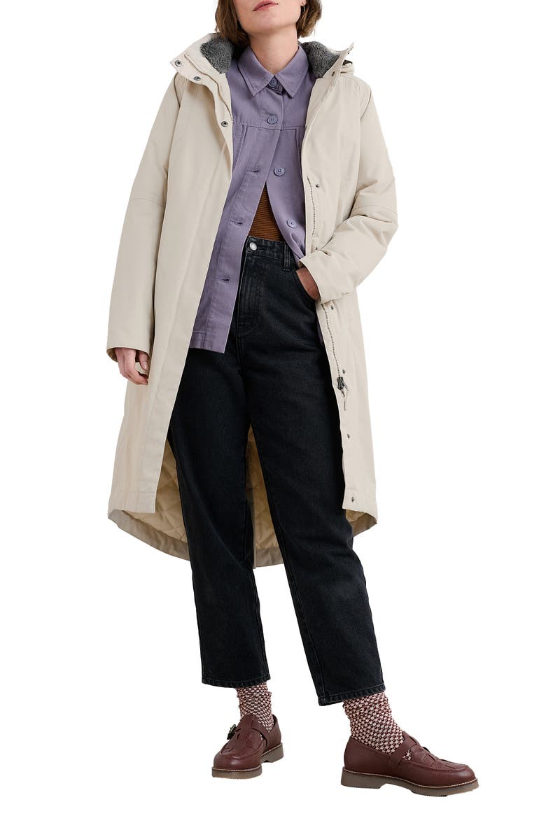 Seasalt Cornwall Janelle Waterproof Coat, Main, color, Aran