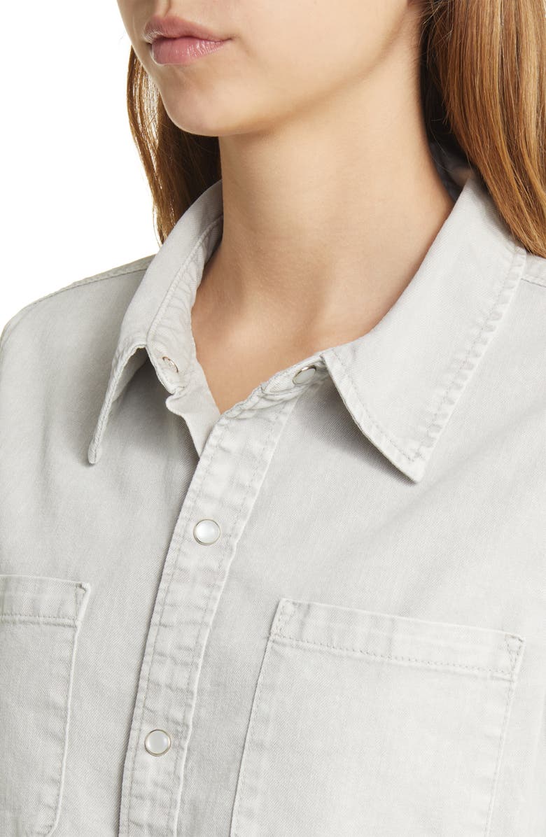Re/Done Pocket Denim Shirt, Alternate, color,