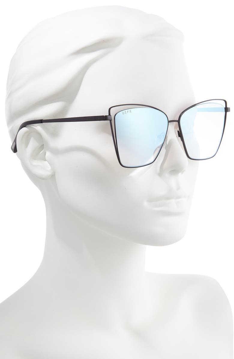 DIFF Becky III 57mm Sunglasses, Alternate, color, 