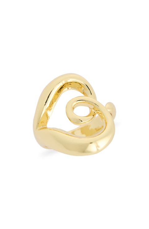 Demi Fine Open Heart Ring