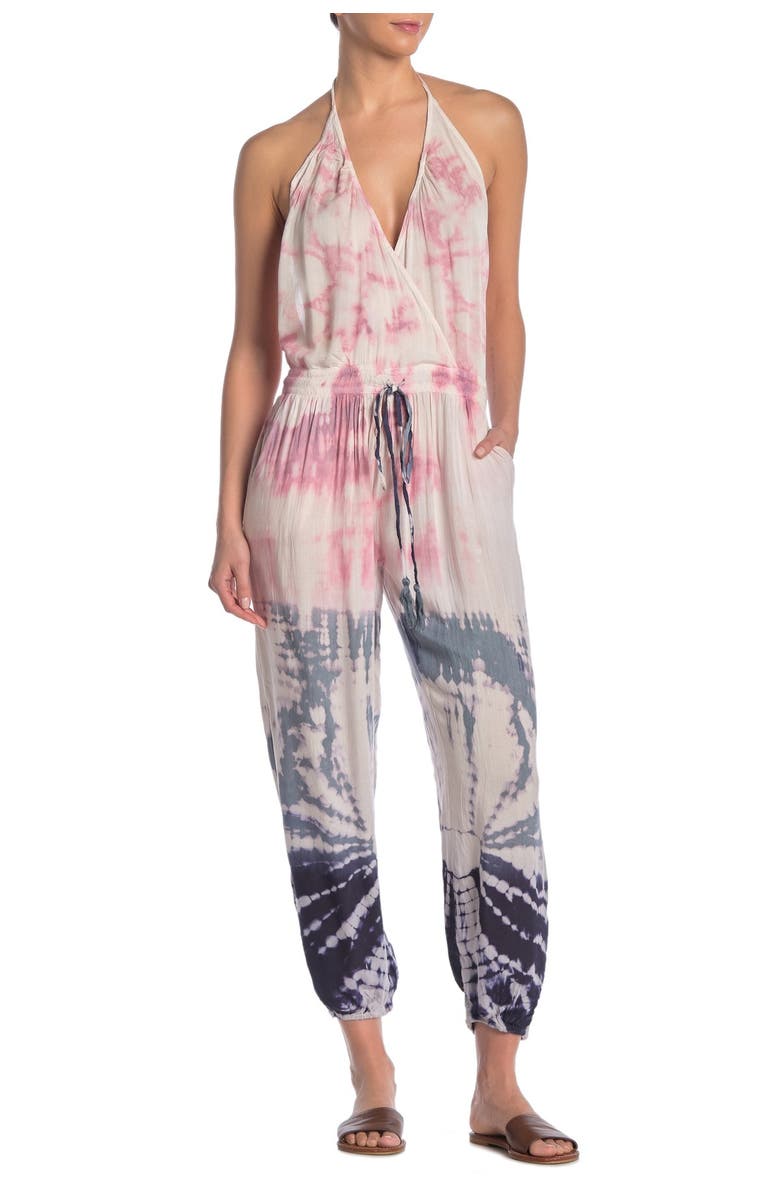 BOHO ME Halter Cover-Up, Main, color, Pink/Gray