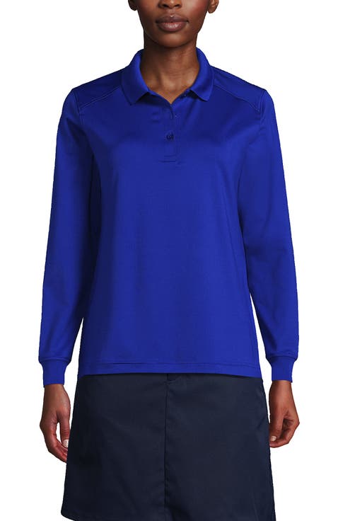 School Uniform  Long Sleeve Rapid Dry Polo Shirt