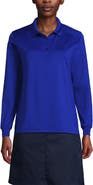 Lands' End School Uniform Long Sleeve Rapid Dry Polo Shirt