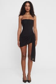 LEAU Mira Mesh Corset Dress