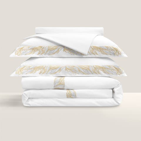 Vellar embroidery duvet cover