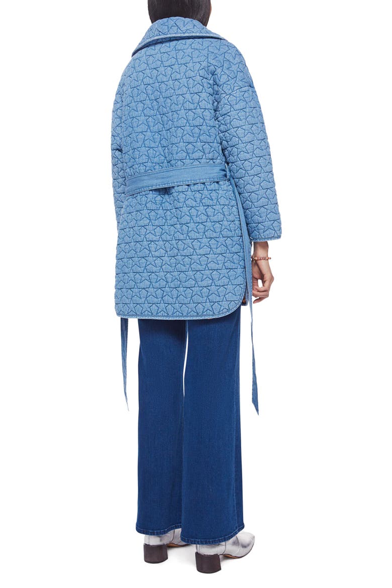 The Channel Changer Belted Chambray Jacket, Alternate, color, WHEN THE STARS ALIGN
