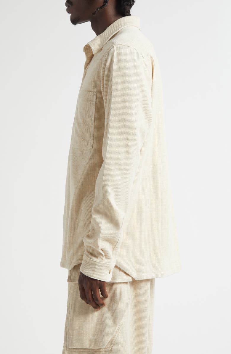 Rick Owens Work Shirt, Alternate, color, Natural