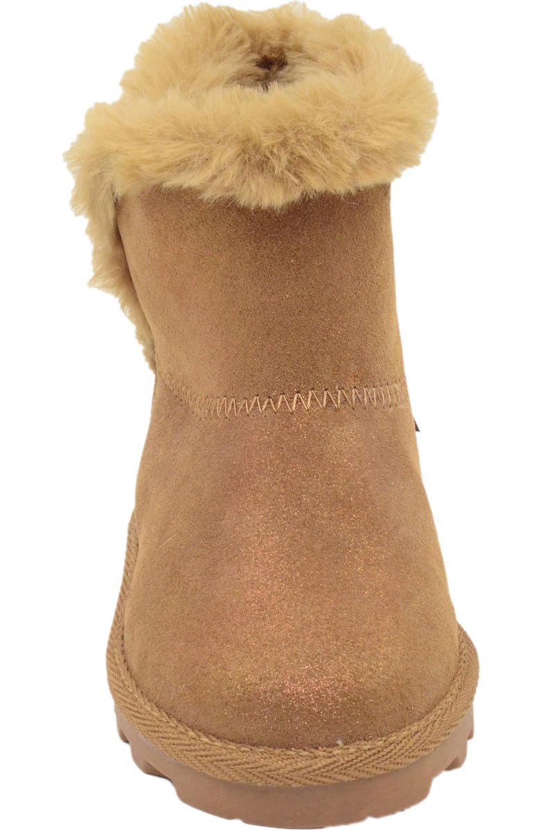 BEARPAW Kids' Suede Faux Fur Lined Boot, Alternate, color,