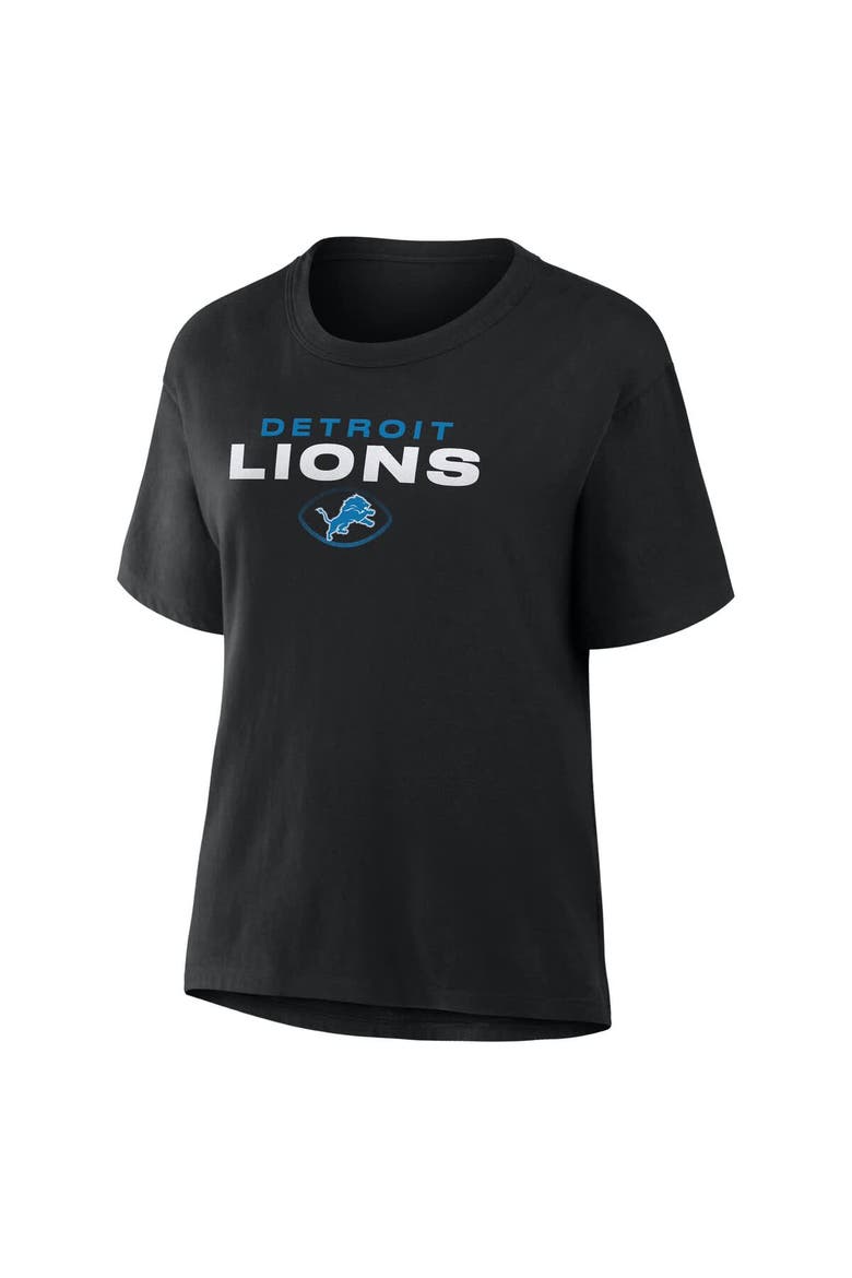 Women's Fanatics Black Detroit Lions Fade Legacy T-Shirt, Alternate, color, Black