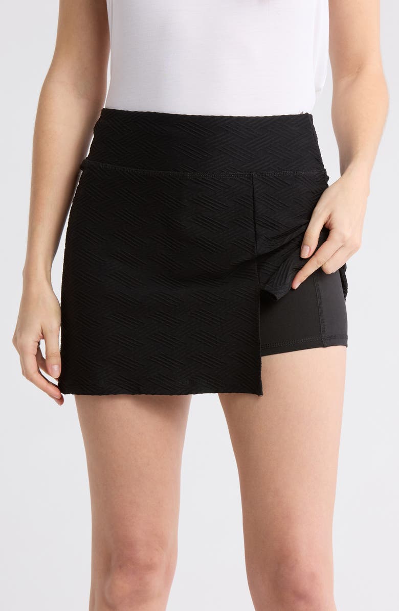 Jessica Simpson Textured Active Skort, Alternate, color, 