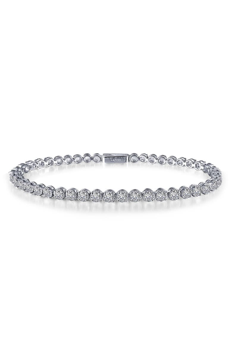 Lafonn Simulated Diamond Tennis Bracelet, Alternate, color, 