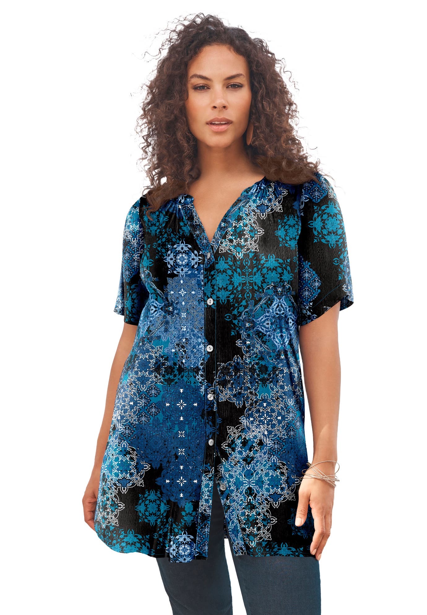 BLACK LAYERED MEDALLION