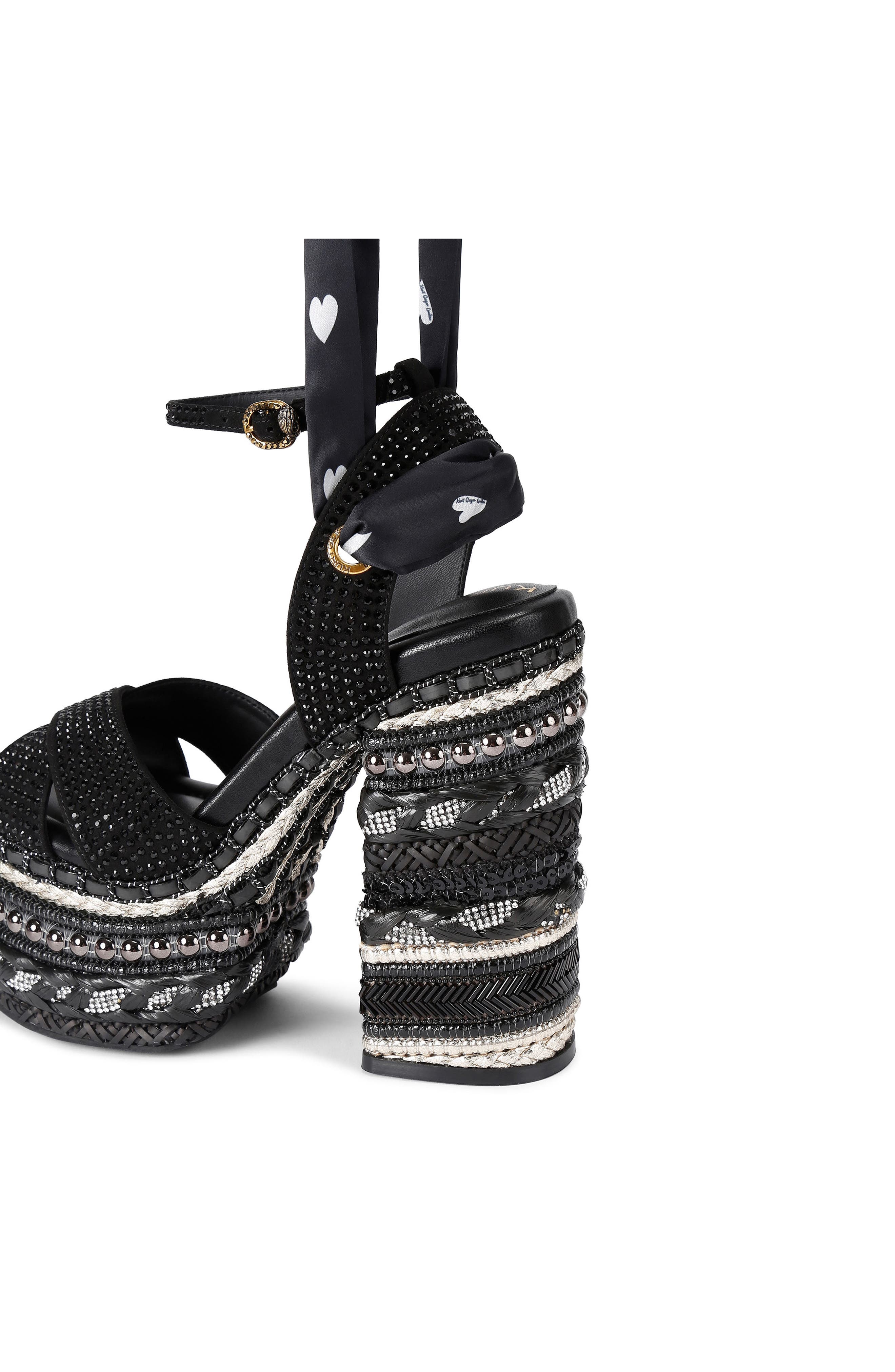 Kurt Geiger London Chelsea Platform Sandal, Alternate, color, Charcoal