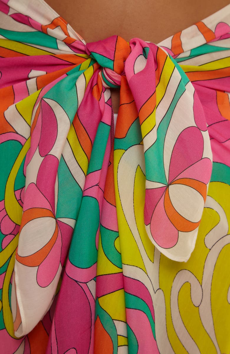 Trina Turk Elara Cover-Up Pareo, Alternate, color, Pink Multi