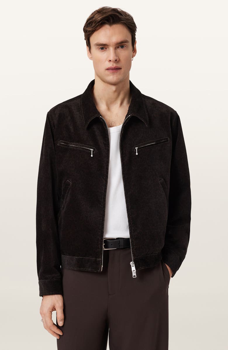 AllSaints Korey Jacket, Alternate, color, Traverse Brown