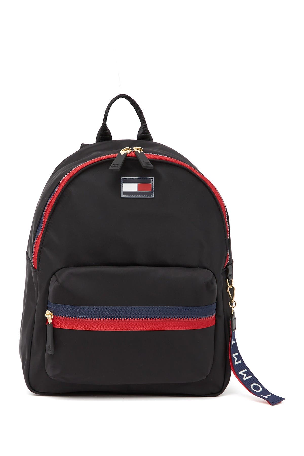 Tommy Hilfiger Leah Nylon Dome Backpack, Main, color, 