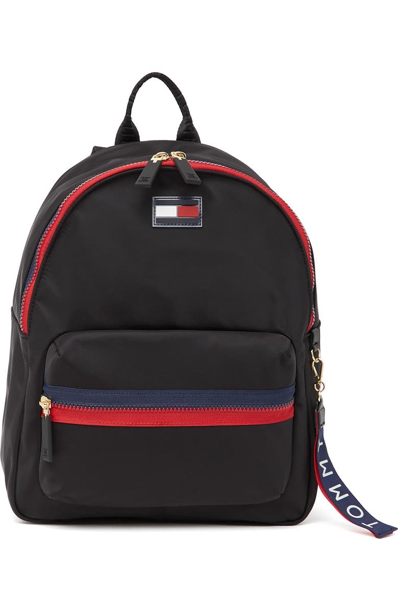 Tommy Hilfiger Leah Nylon Dome Backpack, Main, color,