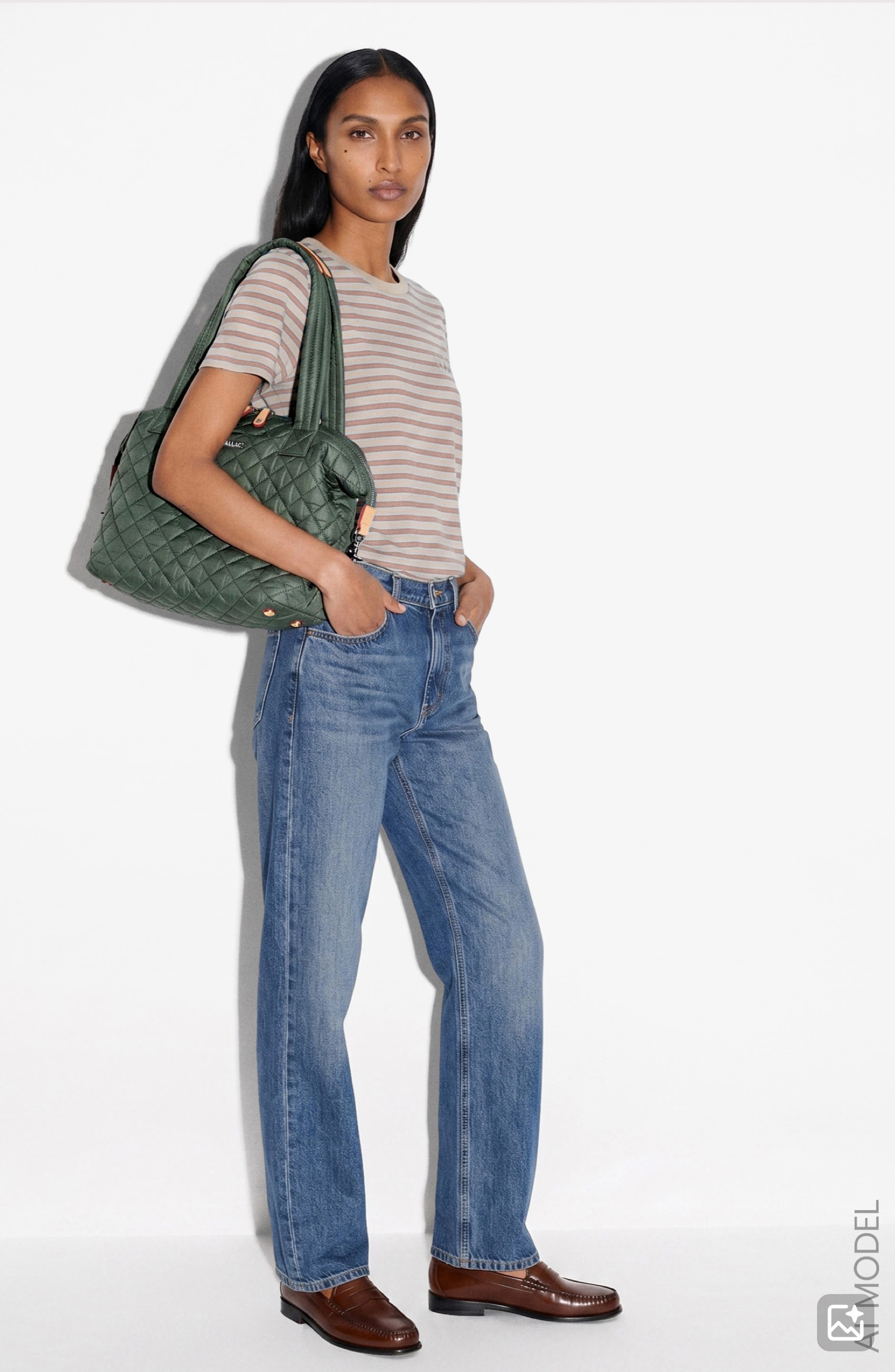 Medium Sutton Deluxe Tote, Alternate, color, JUNIPER