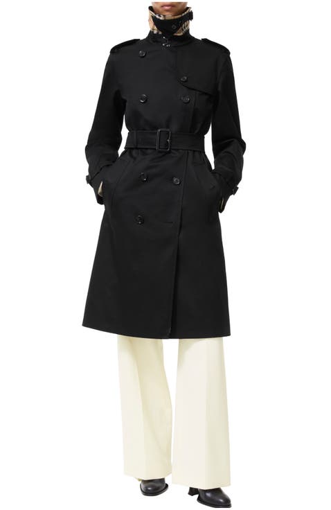 Long Gabardine Lakefield Trench Coat