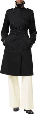 Burberry Long Gabardine Lakefield Trench Coat