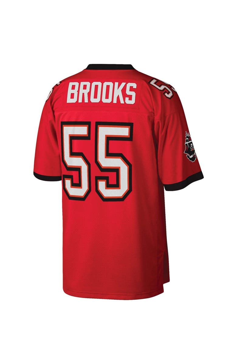 Mitchell & Ness Men's Mitchell & Ness Derrick Brooks Red Tampa Bay Buccaneers Legacy Replica Jersey, Alternate, color, Red