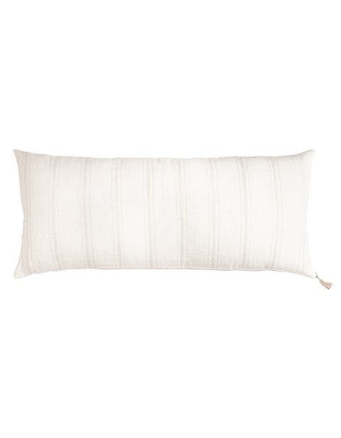Linen Pillow with Down Alternative Insert